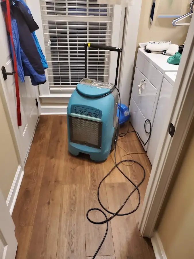 Commercial dehumidifier deployed for Flood Damage Cleanup in Conneaut