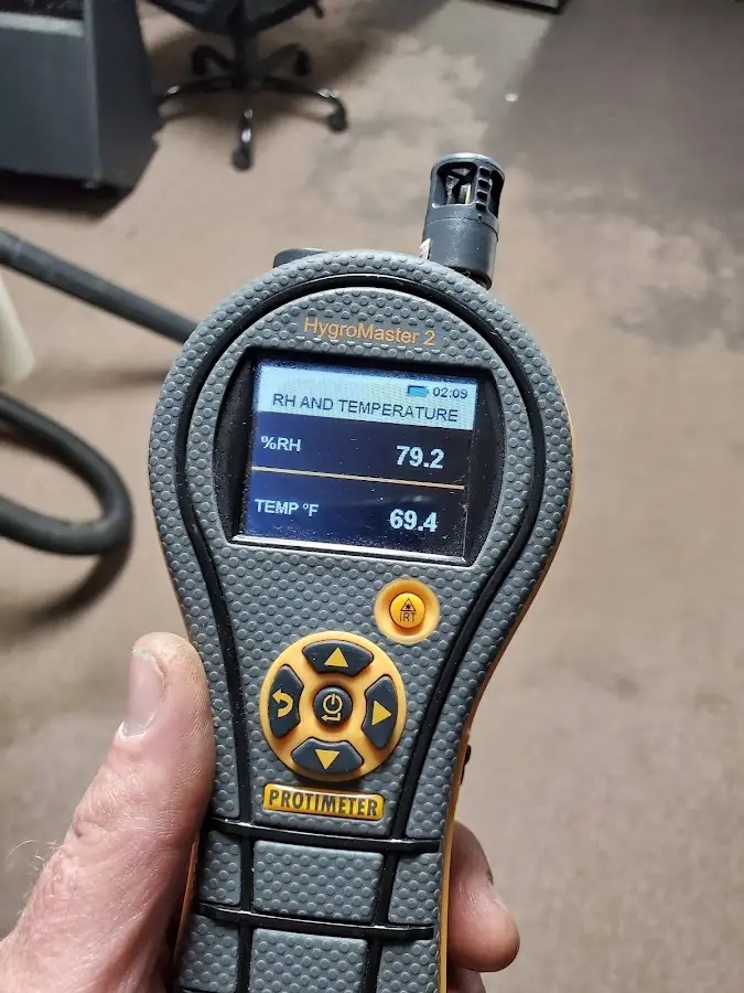 Moisture meter humidity assessment for Mold Remediation & Removal in Conneaut